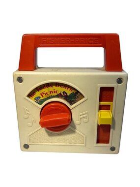 Vintage Fisher-Price The Music Box Radio Teddy Bears Picnic Toy 792 Works